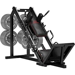 Waxman 2-in-1 Leg Press Hack Squat Machine Combo $521.10 + Free S&H