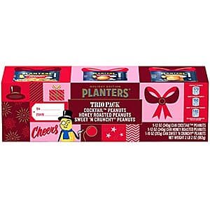 34-Oz Planters Holiday Nut Trio Variety Pack $6.80 w/ Subscribe & Save