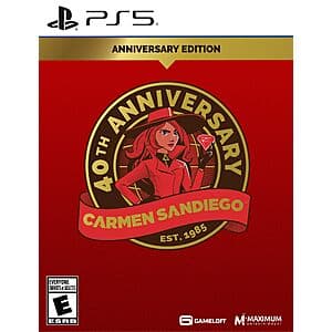 Carmen Sandiego 40th Anniversary Edition (PS5) $20