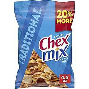 4.5-oz Chex Mix Savory Snack Mix (Traditional) $0.95 & More w/ Subscribe & Save