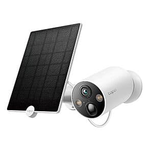 Tapo MagCam 2K Battery Smart Security Camera + A200 Solar Panel $80 + Free S&H