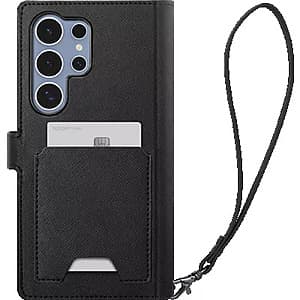 Spigen Wallet S Folio Case for Samsung Galaxy S25 Ultra (Black) $7 + Free S&H