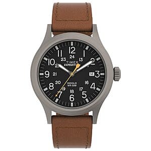 Timex 40mm Men's Expedition Scout Watch (Brown/Black/Gray) $31.95