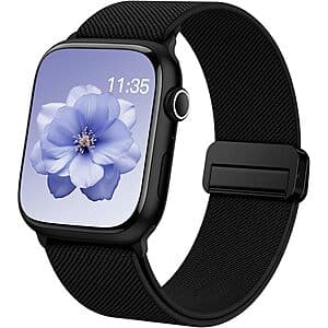 Sunnywoo Stretchy Loop Band for Apple Watch w/ Magnetic Clasp (Various) $5
