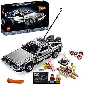1872-Pc LEGO Back to The Future Time Machine Building Set $160 + Free S&H