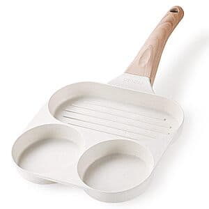 Carote 3-in-1 Egg Omelette Nonstick Pan (White) $14