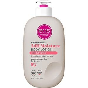 Select Accts: 16oz eos Shea Better Body Lotion Coconut Waters Moisture Skin Care $6 w/ Subscribe & Save