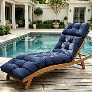 Prime Members: Aegisun 75" Outdoor Chaise Lounge Cushion (various) from $20 + Free S&H