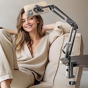 LISEN Adjustable MagSafe Desk Mount Phone Holder w/ 24" 360° Adjustable Arm $12