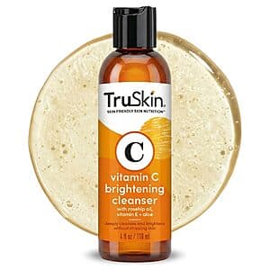 Prime Members: 4-Oz TruSkin Vitamin C Brightening Face Wash w/ Rosehip Oil 2 for $6.40 w/ S&S + Free S&H