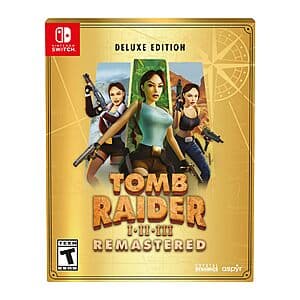 Tomb Raider I-III Remastered Deluxe Edition (Nintendo Switch) $29.85