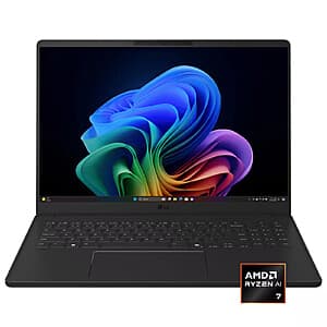 LG Gram Book Laptop: Ryzen AI 445, 16" FHD+ Touch, 16GB RAM, 1TB SSD $800 + Free S&H