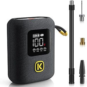 Fanttik X8 Ace Cordless Portable Bike Pump Tire Inflator (Up to 150 PSI) $20