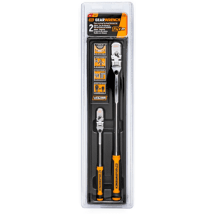 2-Piece GearWrench 1/4" + 3/8" 120XP Dual Material Handle Locking Flex Head Ratchets $91.15 + Free Shipping