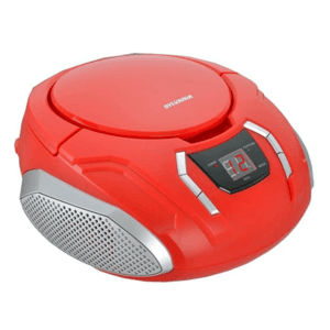 Sylvania Proscan Elite Portable CD Boombox with AM/FM Radio (Red) $12 + Free Shipping w/ Amazon Prime