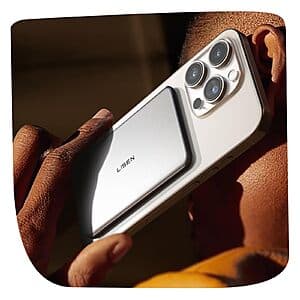 5000mAh LISEN 0.3" Ultra Slim MagSafe Portable Power Bank (Glacier Gray) $14 & More