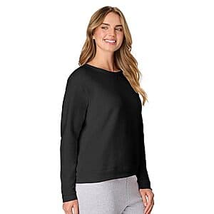 Hanes Women's Ecosmart Fleece Crewneck Sweatshirt (3 colors) $4.90