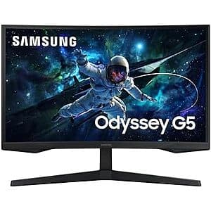 27" Samsung Odyssey G55C 2560x1440 165Hz 1ms Curved VA Gaming Monitor $180 + Free Shipping