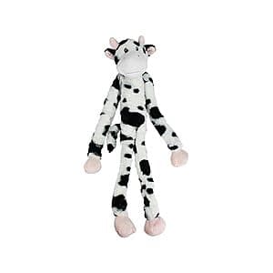 27" Multipet Swingin' Slevin Cow Dog Plush Toy w/ Squeakers (White) $3 + Free S/H w/ Prime