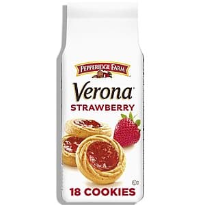 6.75-Oz Pepperidge Farm Verona Thumbprint Cookies (Strawberry) $2.40 w/ Subscribe & Save