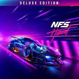 Need for Speed Heat: Deluxe Edition cover art for PC digital download on Steam.
