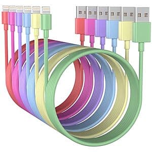 iPhone Charger 12 Pack (3/3/6/6/10) MFi Certified Lightning Cable Fast Charging High Speed Transfer Cord Compatible with iPhone 14 13 12 11 XR XS X - $4.31
