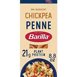 10-Pack 8.8-Oz. Barilla Chickpea Penne Pasta $18.25 w/ Subscribe & Save