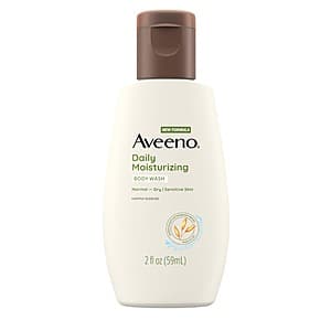 2-Oz Aveeno Daily Moisturizing Sensitive Skin + Prebiotic Oat Body Wash $0.75 w/ Subscribe & Save