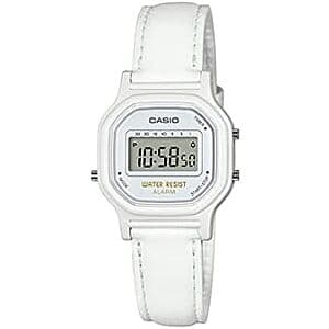 25.5mm Casio Women's 'Vintage' Series Digital Watch w/ Leather Band (White) $18