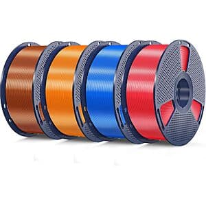 4-Pk 1KG SUNLU Silk PLA 1.75mm 3D Printer Filament (Various) from $35.15 + Free S&H