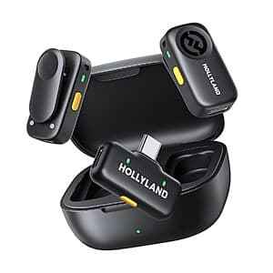 Hollyland LARK A2 Wireless Lavalier Microphone System (2TX + 1RX w/ Charging Case) $29.25 + Free S/H