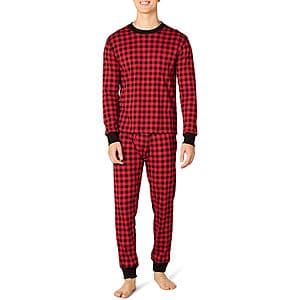 2-Piece Amazon Essentials Men's Knit Cotton Pajama Set (Various) from $6.35