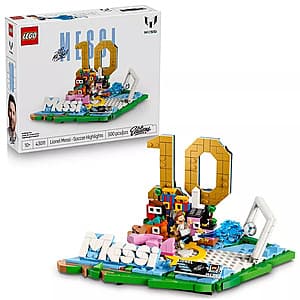 500-Pc LEGO Editions Lionel Messi Building Kit $20 & More + Free Pickup