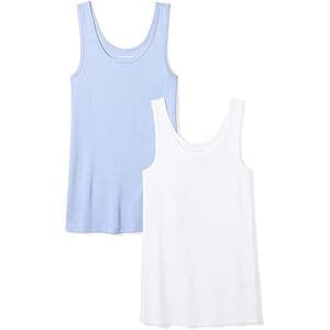 2-Pack Amazon Essentials Women's Slim-Fit Tank Top (various colors) from $4.75