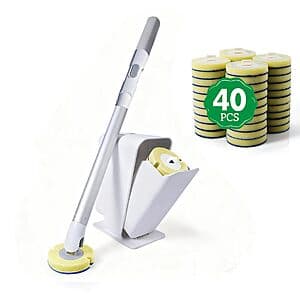Prime Members: Eyliden Disposable Toilet Brush Touch-Free Wand Kit w/ 40 Refills $7.50 + Free S&H