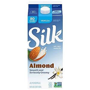 Select Walgreens Stores: 64-Oz Silk Almond Milk (Vanilla) $1.30 + Free Store Pickup on $10+