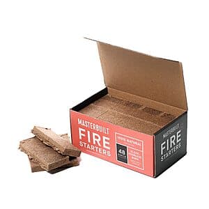 48-Count Masterbuilt Pure-Parrafin All-Natural Odorless Wax Fire Starters $8.45