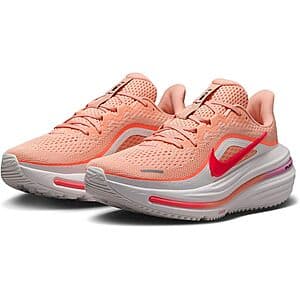Nike Women's Air Winflo 12 running sneaker in Arctic Orange, Flash Crimson, and Summit White colorway.