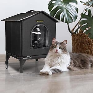 Rest-Eazzzy Waterproof Heated Cat House: Medium $24, Small from $18.85 + Free S&H