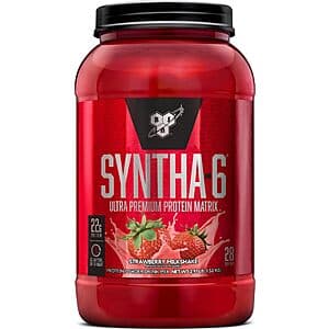 2.91-Lb BSN SYNTHA-6 Premium Protein Powder (Strawberry Milkshake) $23.55 w/ S&S + Free S&H