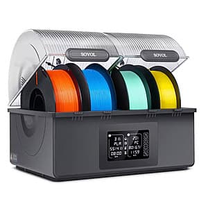 Sovol SH03 4-Roll Filament Dryer w/ Dual Independent Heating Chambers $88.40 + Free Shipping