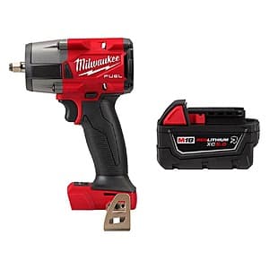 Milwaukee M18 FUEL GEN-2 18V Brushless 3/4" Impact w/ F-Ring & 5.0Ah Battery $224 + Free S&H