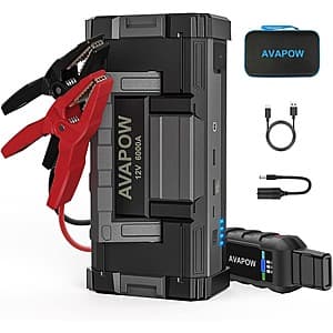 AVAPOW 6000A Car Battery Jump Starter for All Gas or up to 12L Diesel $48.90 + Free Shipping