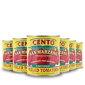 6-Pack 28-Oz Cento San Marzano Peeled Tomatoes in Puree w/ Basil $17.10
