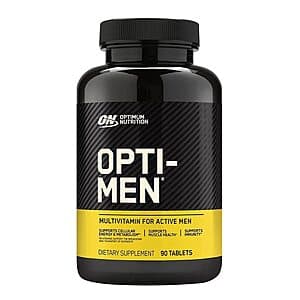 90-Ct Optimum Nutrition Opti-Men Daily Multivitamin Supplement $15.70