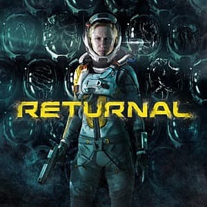 Returnal PC game cover art showing the sci-fi action title for Steam digital distribution.
