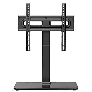 MountFTV Universal Table Top TV Stand for 32 to 70" TVs (88-lb Capacity) $15.65 + Free S&H
