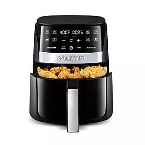3-Quart Gourmia Digital Window Air Fryer w/ 8 Presets & Guided Cooking $25 + Free Store Pickup