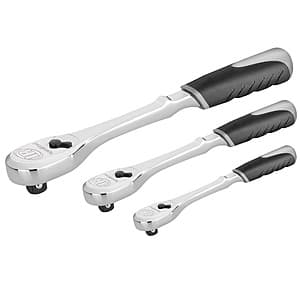 3-Piece Ingersoll Rand 90-Tooth Ratchet Master Set (1/4", 3/8" & 1/2") $35 + Free Store Pickup