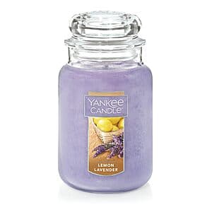 22-Oz Large Jar Yankee Candle (Lemon Lavender) $9.87 w/ S&S & More + Free Shipping w/ Prime or on $35+